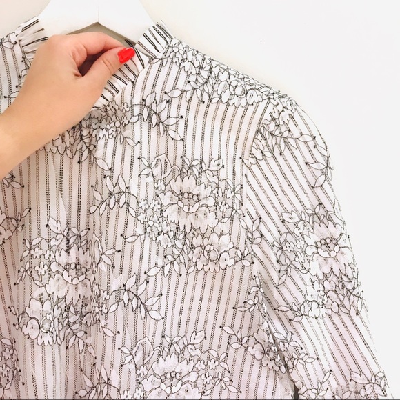 Zara Babydoll Blouse Size XS NEW - Picture 3 of 7